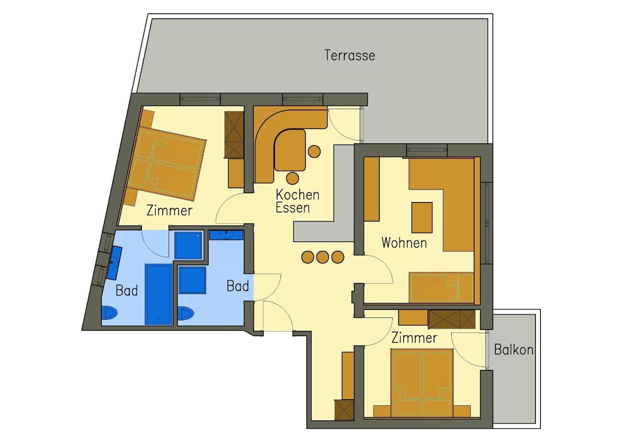 Apart Pension Moos Зерфаус Номер фото